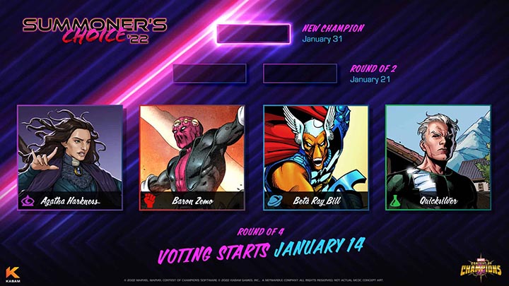 Summoners Choice Champion Vote 2022 Marvel Contest Of Champions 0630