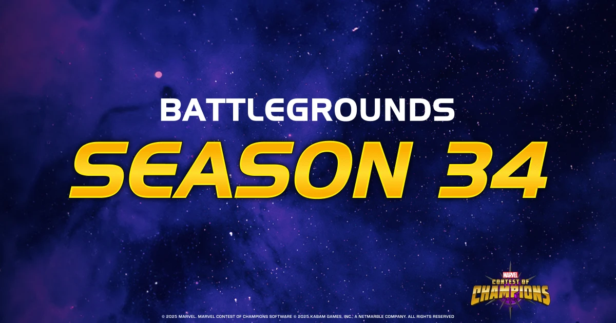 Battlegrounds Season 34 Marvel Contest of Champions